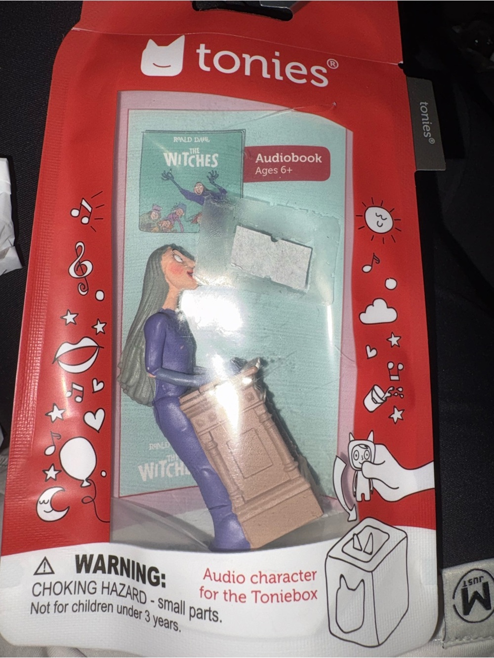 The Witches Audiobook Character - Purple Figure